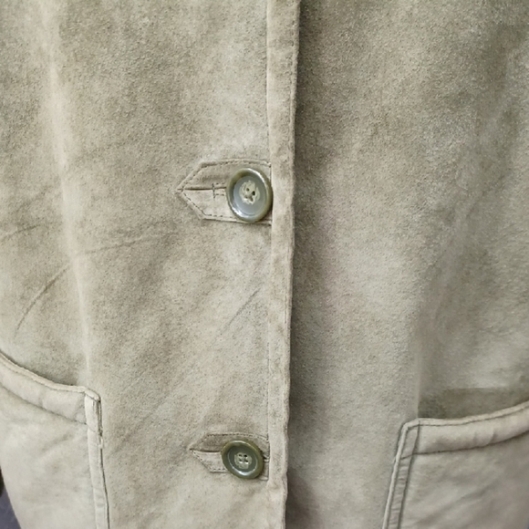 Dennis Basso Green Teddy Jacket with Plush Collar - Picture 4 of 13